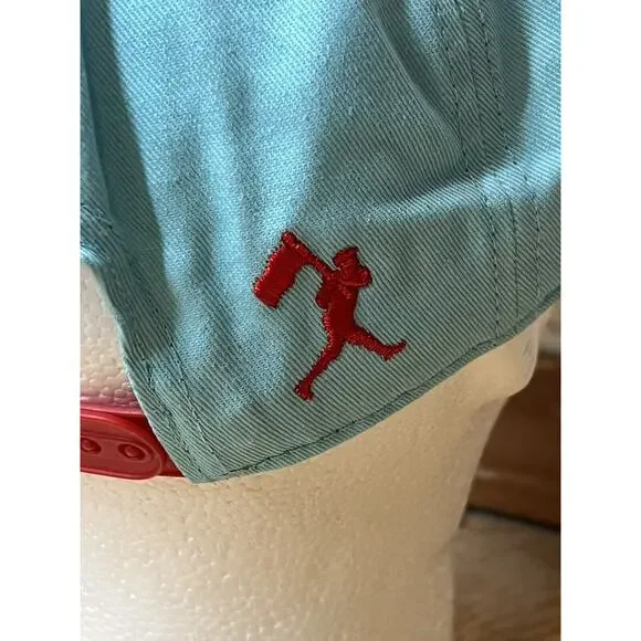 Baseballism Candy Cane Scented Frozen Snowman Blue Red Snapback Hat Cap - Picture 5 of 5